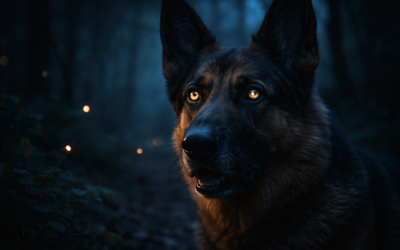 Can Dogs See in the Dark