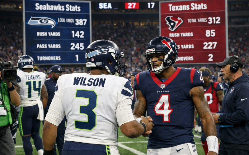 Seahawks vs Texans Match Player Stats